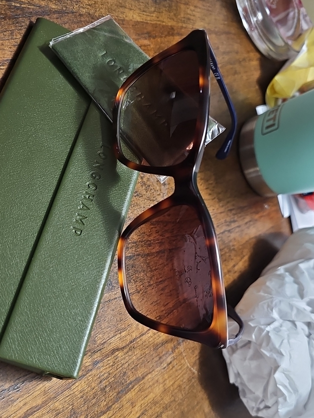 Longchamp Women's Tortoiseshell Sunglasses - Brown Gradient Lenses